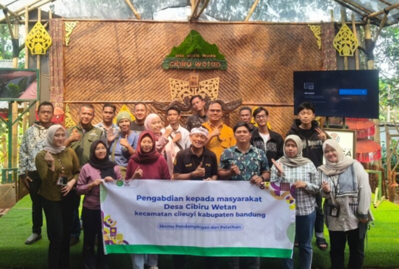 Kunjungan Telkom University ke Desa Wisata Edukasi Cibiru Wetan